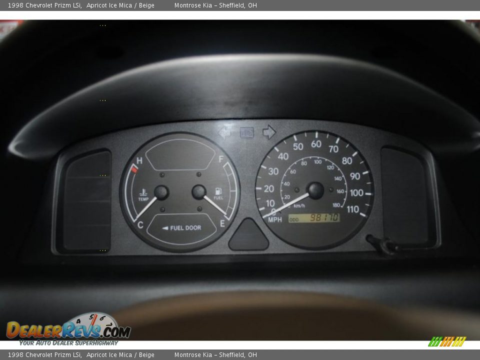 1998 Chevrolet Prizm LSi Apricot Ice Mica / Beige Photo #34