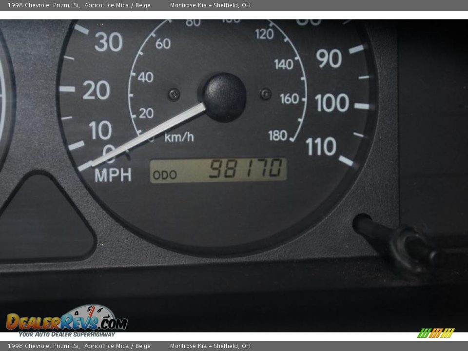 1998 Chevrolet Prizm LSi Apricot Ice Mica / Beige Photo #35