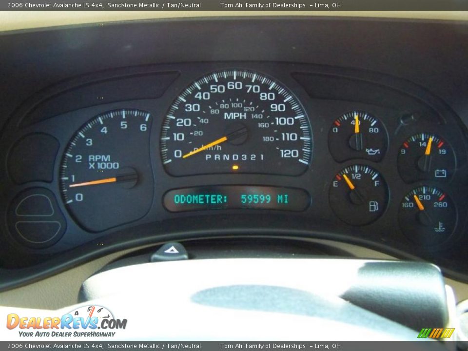 2006 Chevrolet Avalanche LS 4x4 Sandstone Metallic / Tan/Neutral Photo #18