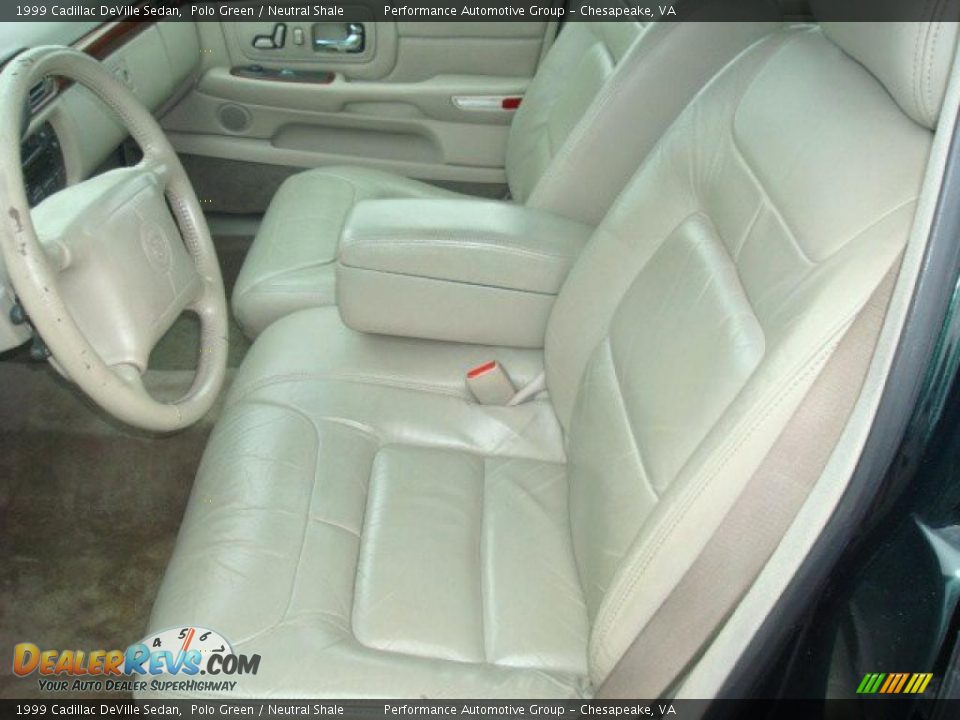1999 Cadillac DeVille Sedan Polo Green / Neutral Shale Photo #10