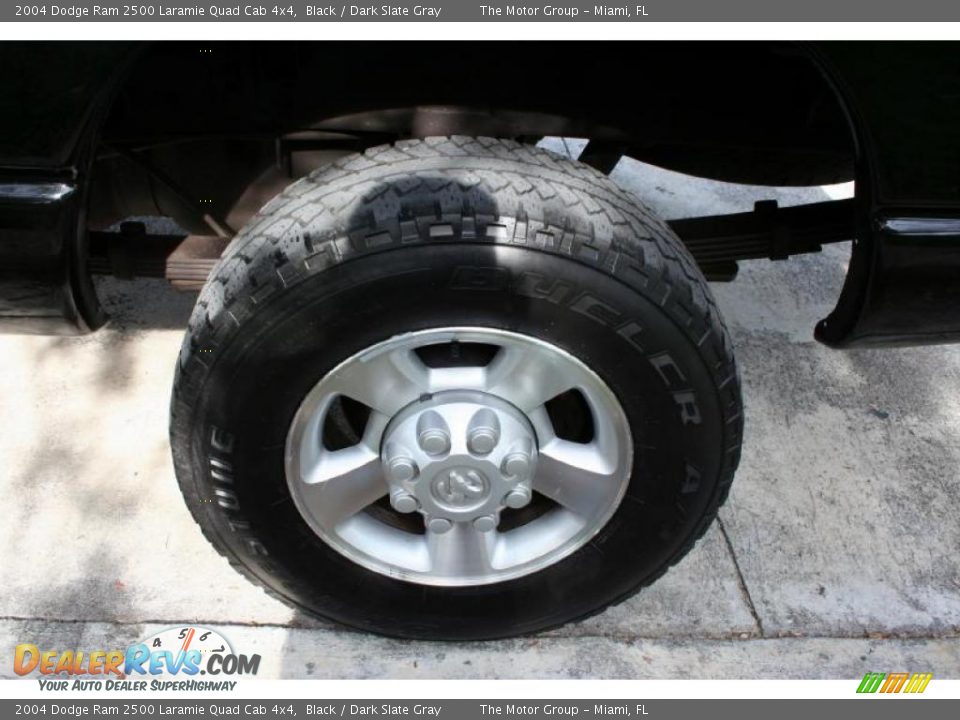 2004 Dodge Ram 2500 Laramie Quad Cab 4x4 Black / Dark Slate Gray Photo #26