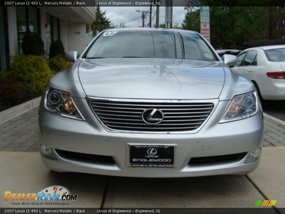 2007 Lexus LS 460 L Mercury Metallic / Black Photo #2