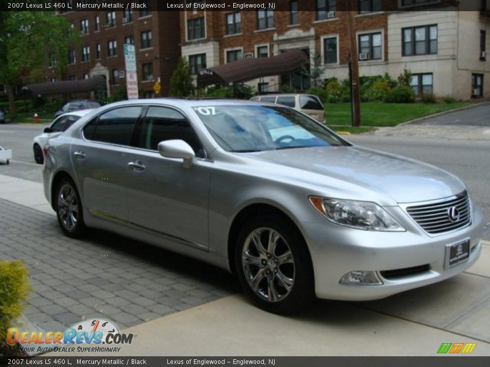 2007 Lexus LS 460 L Mercury Metallic / Black Photo #3