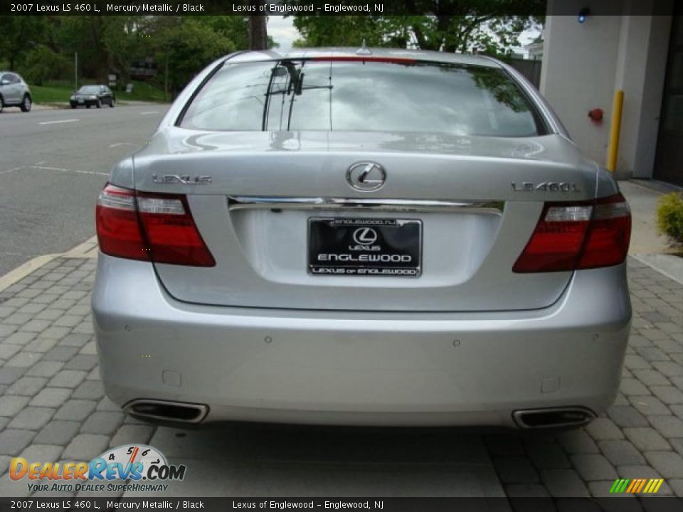 2007 Lexus LS 460 L Mercury Metallic / Black Photo #5