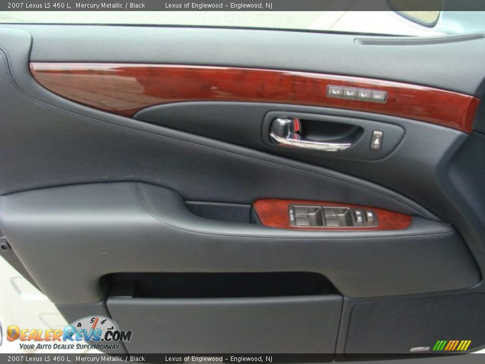 2007 Lexus LS 460 L Mercury Metallic / Black Photo #6