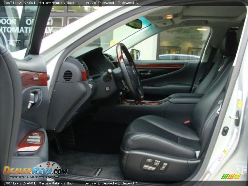 2007 Lexus LS 460 L Mercury Metallic / Black Photo #7