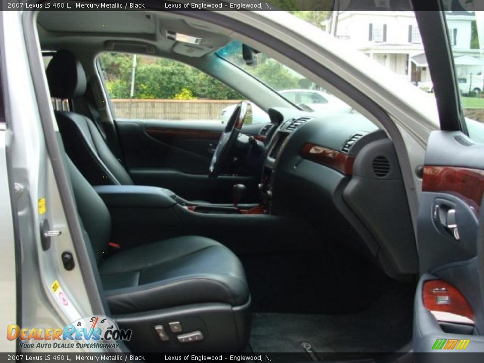 2007 Lexus LS 460 L Mercury Metallic / Black Photo #8