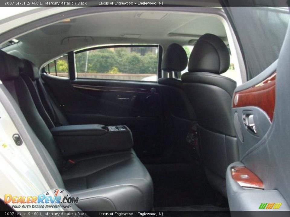 2007 Lexus LS 460 L Mercury Metallic / Black Photo #12
