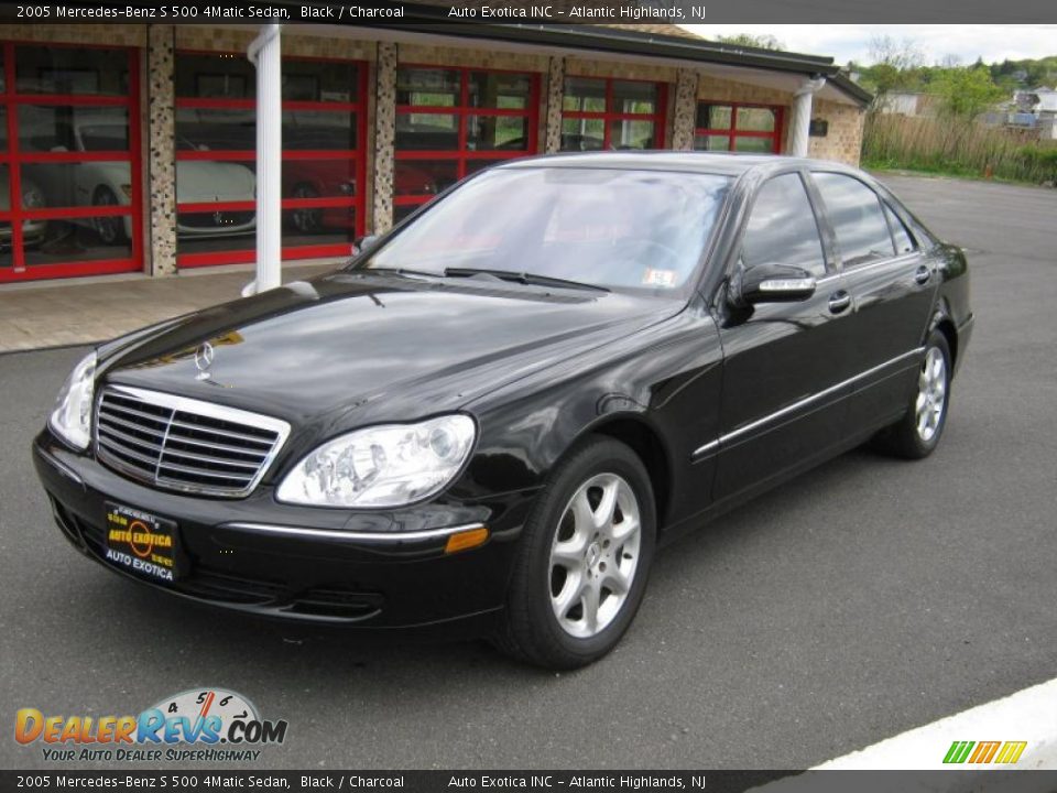 2005 Mercedes-Benz S 500 4Matic Sedan Black / Charcoal Photo #1