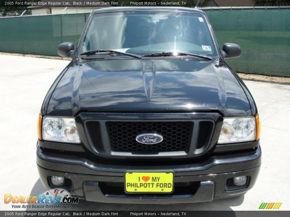 2005 Ford Ranger Edge Regular Cab Black / Medium Dark Flint Photo #8