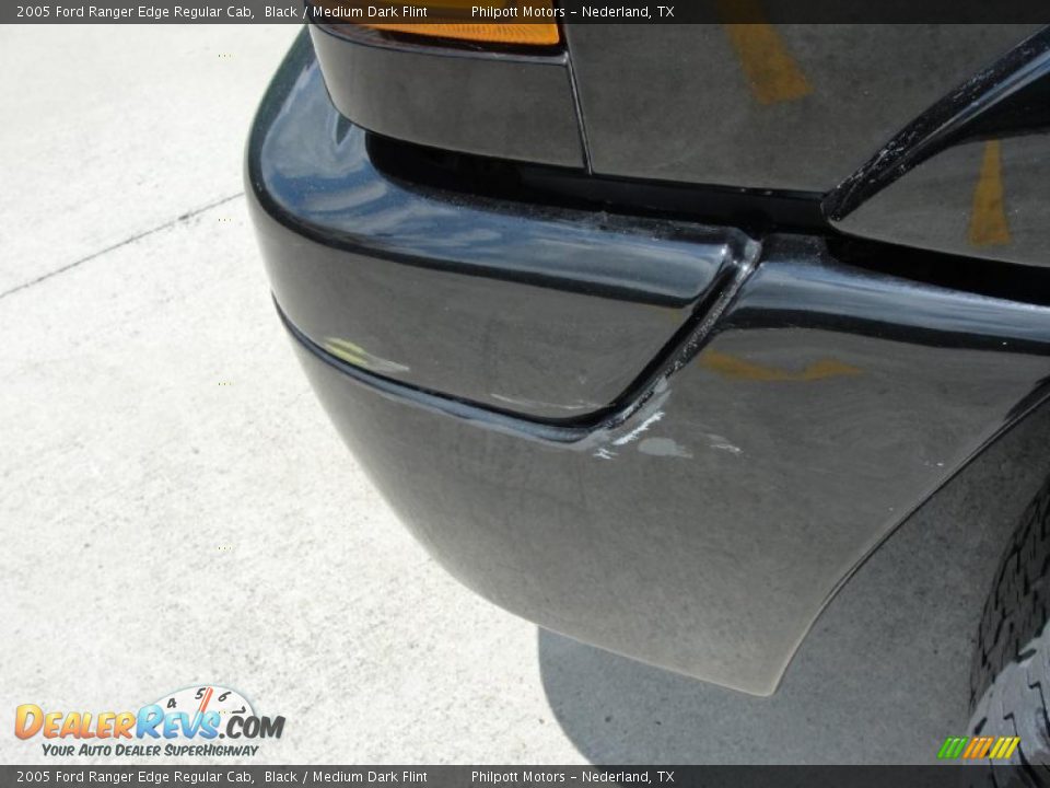 2005 Ford Ranger Edge Regular Cab Black / Medium Dark Flint Photo #13