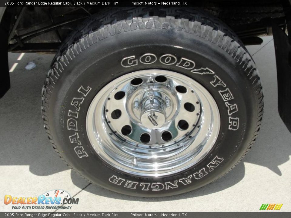 2005 Ford Ranger Edge Regular Cab Black / Medium Dark Flint Photo #15