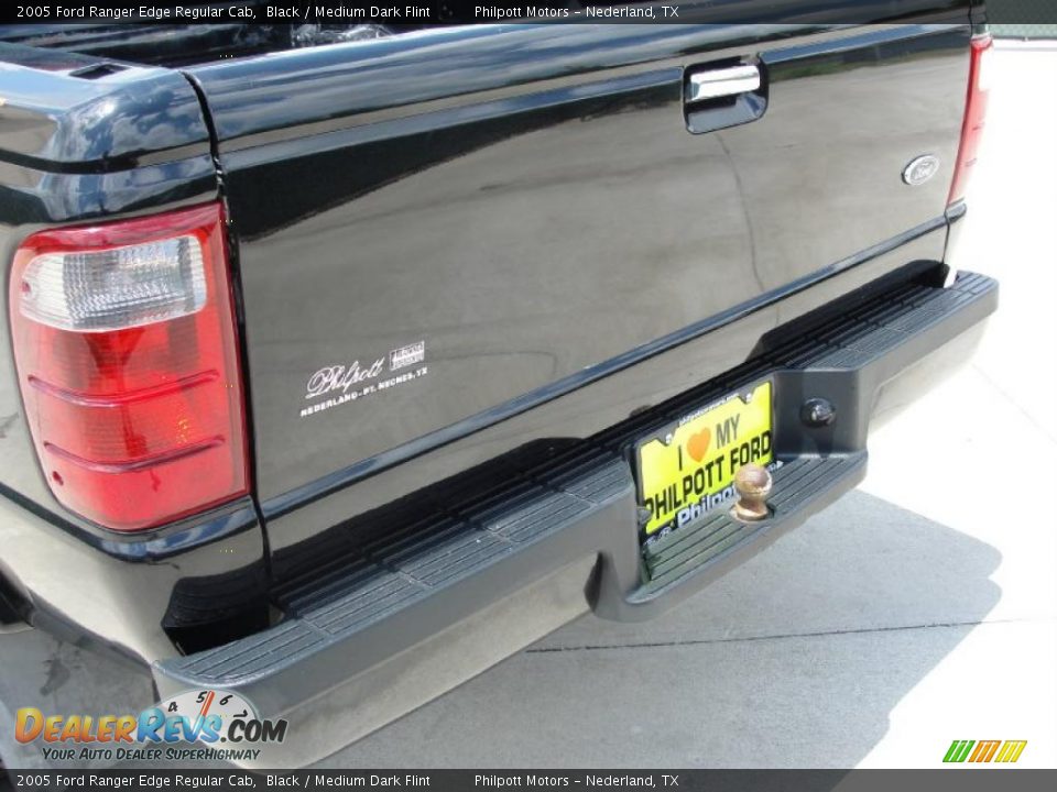 2005 Ford Ranger Edge Regular Cab Black / Medium Dark Flint Photo #21