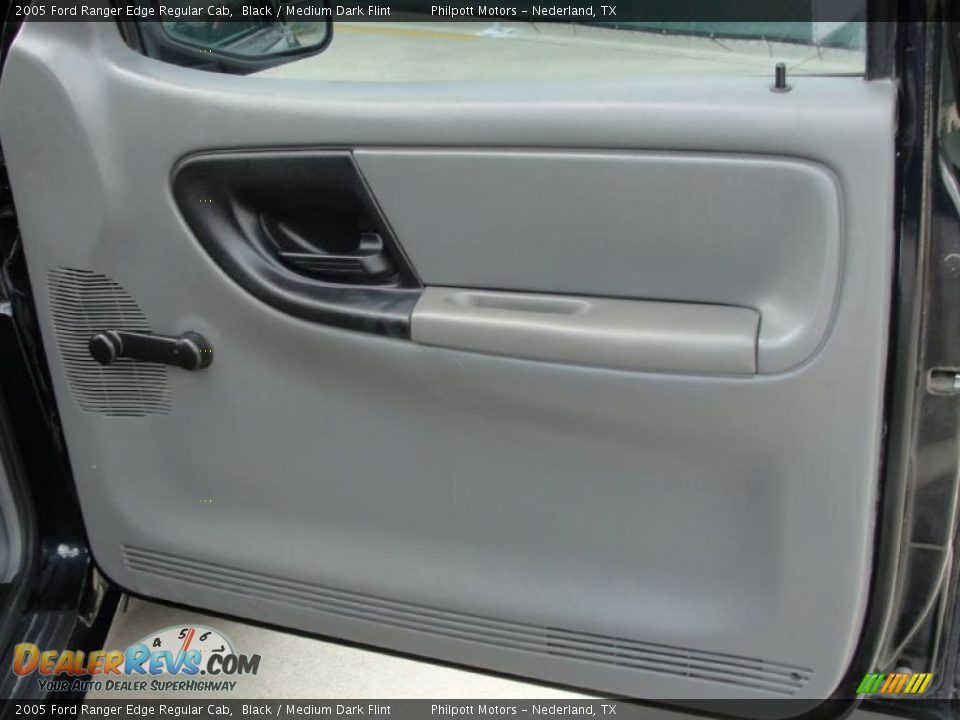 2005 Ford Ranger Edge Regular Cab Black / Medium Dark Flint Photo #25