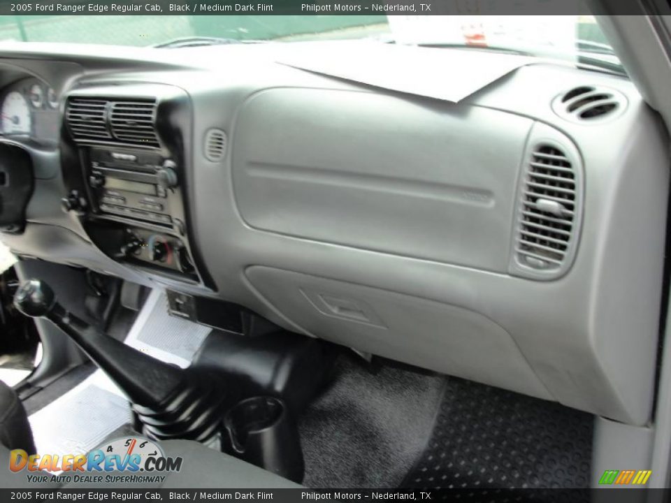 2005 Ford Ranger Edge Regular Cab Black / Medium Dark Flint Photo #26