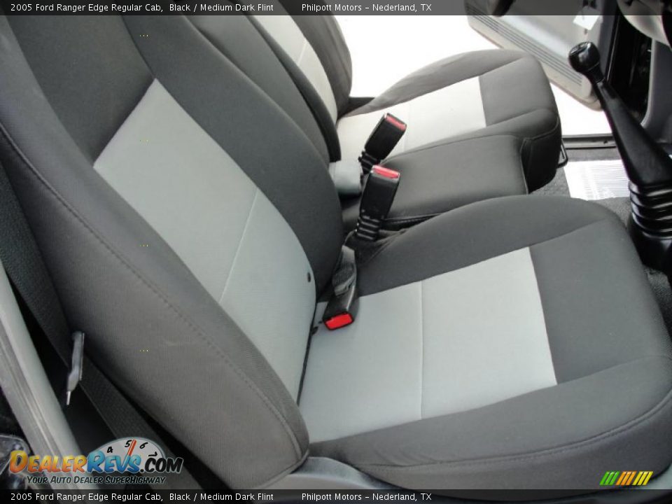 2005 Ford Ranger Edge Regular Cab Black / Medium Dark Flint Photo #27