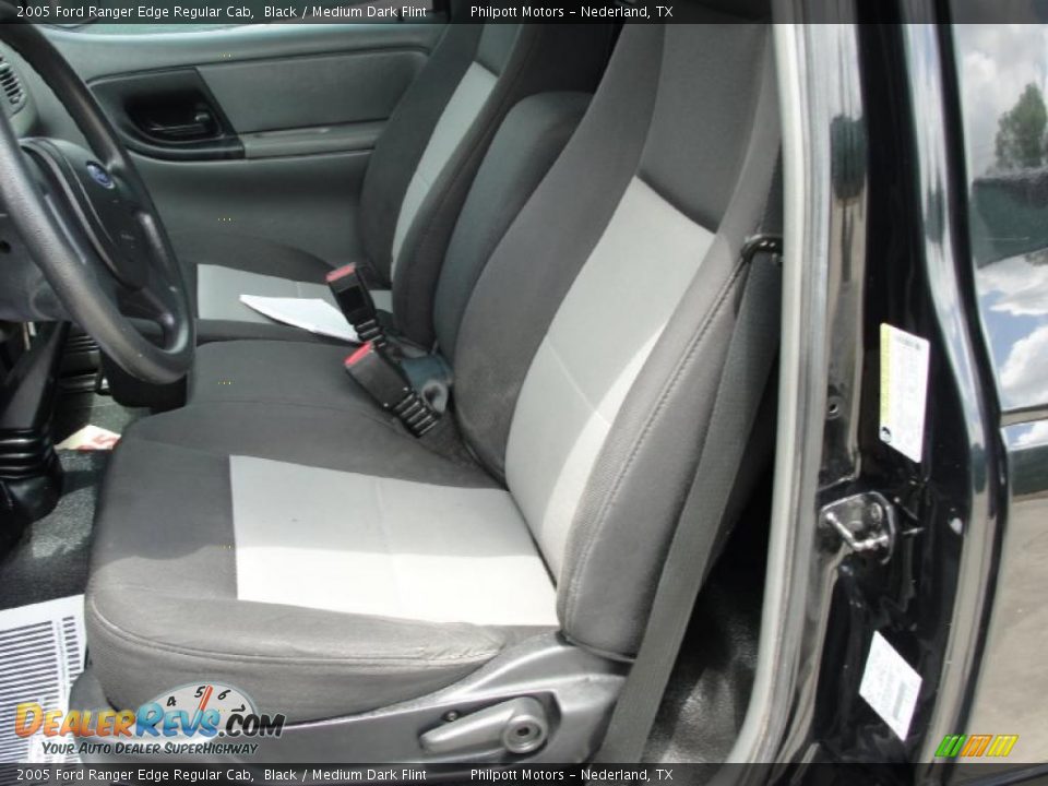 2005 Ford Ranger Edge Regular Cab Black / Medium Dark Flint Photo #29
