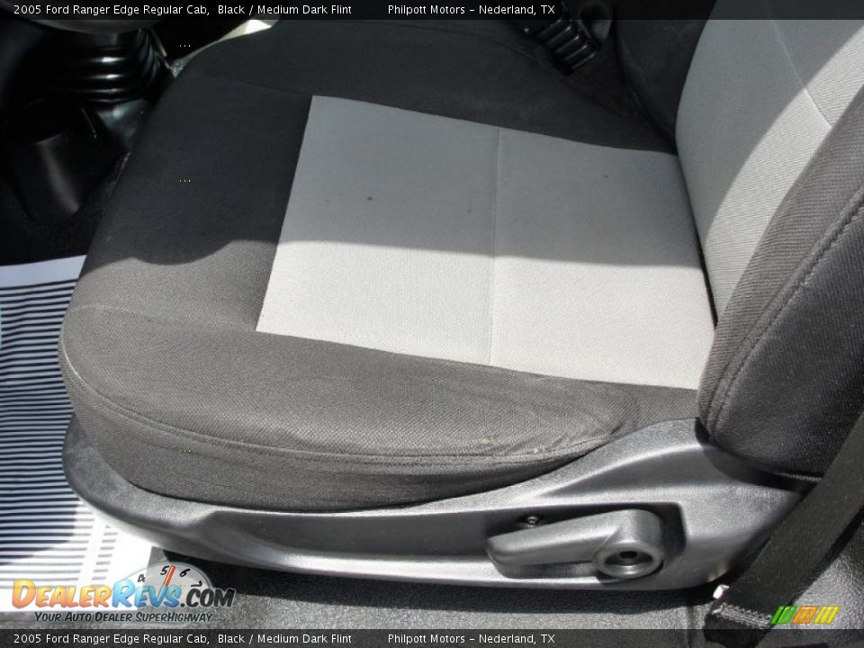 2005 Ford Ranger Edge Regular Cab Black / Medium Dark Flint Photo #30