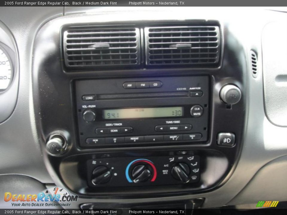 2005 Ford Ranger Edge Regular Cab Black / Medium Dark Flint Photo #31