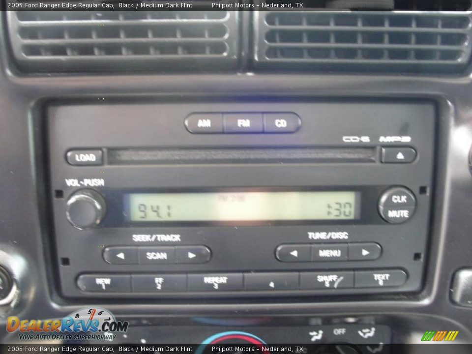 2005 Ford Ranger Edge Regular Cab Black / Medium Dark Flint Photo #32