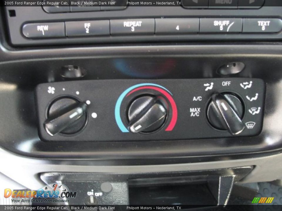 2005 Ford Ranger Edge Regular Cab Black / Medium Dark Flint Photo #33