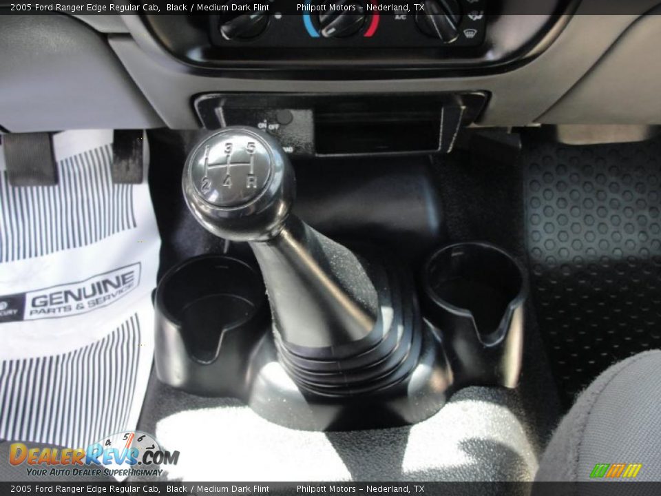 2005 Ford Ranger Edge Regular Cab Black / Medium Dark Flint Photo #35