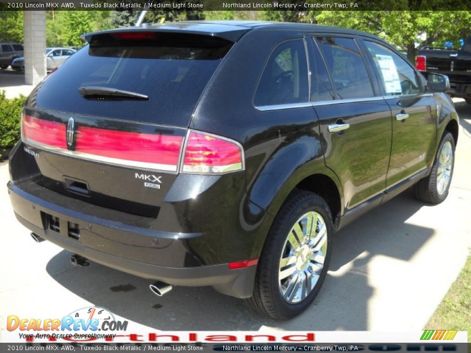 2010 Lincoln MKX AWD Tuxedo Black Metallic / Medium Light Stone Photo #2