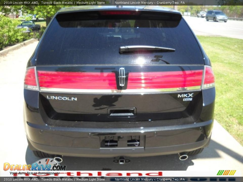 2010 Lincoln MKX AWD Tuxedo Black Metallic / Medium Light Stone Photo #3