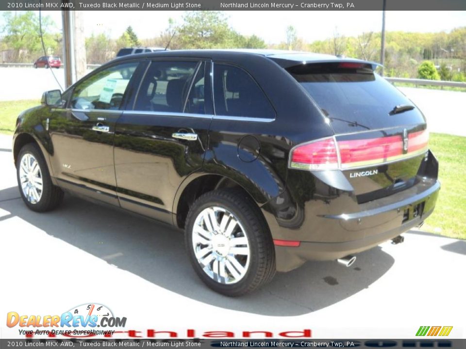 2010 Lincoln MKX AWD Tuxedo Black Metallic / Medium Light Stone Photo #4