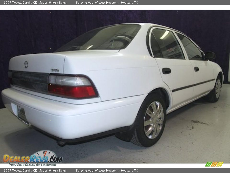 1997 Toyota Corolla CE Super White / Beige Photo #3