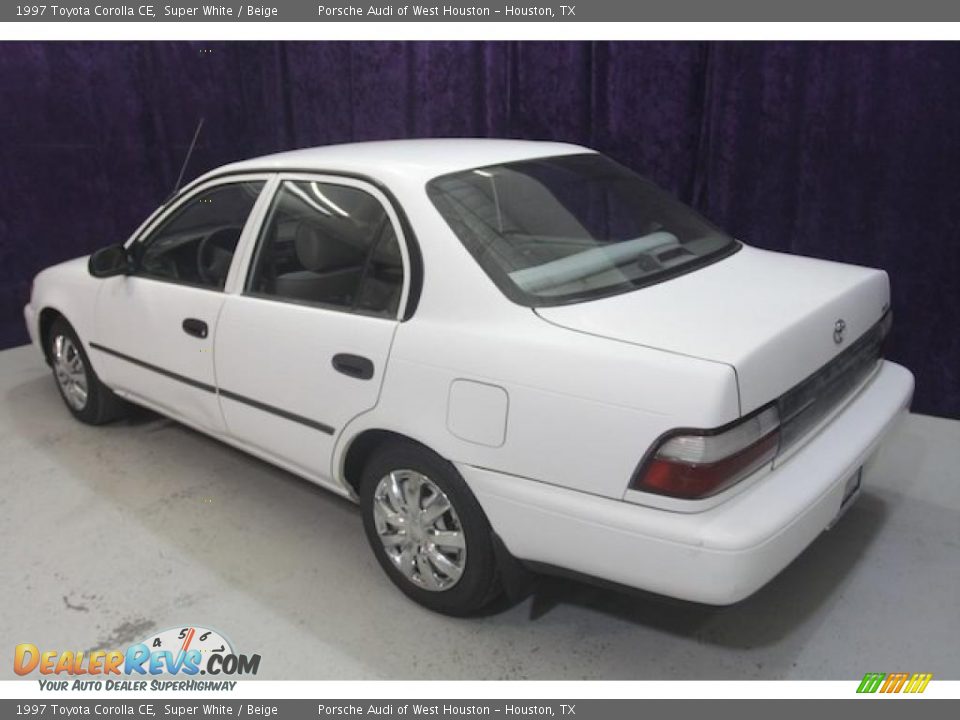 1997 Toyota Corolla CE Super White / Beige Photo #20