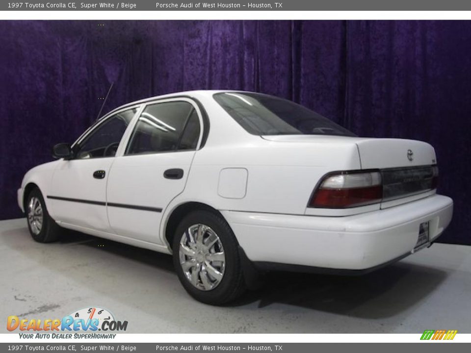 1997 Toyota Corolla CE Super White / Beige Photo #21