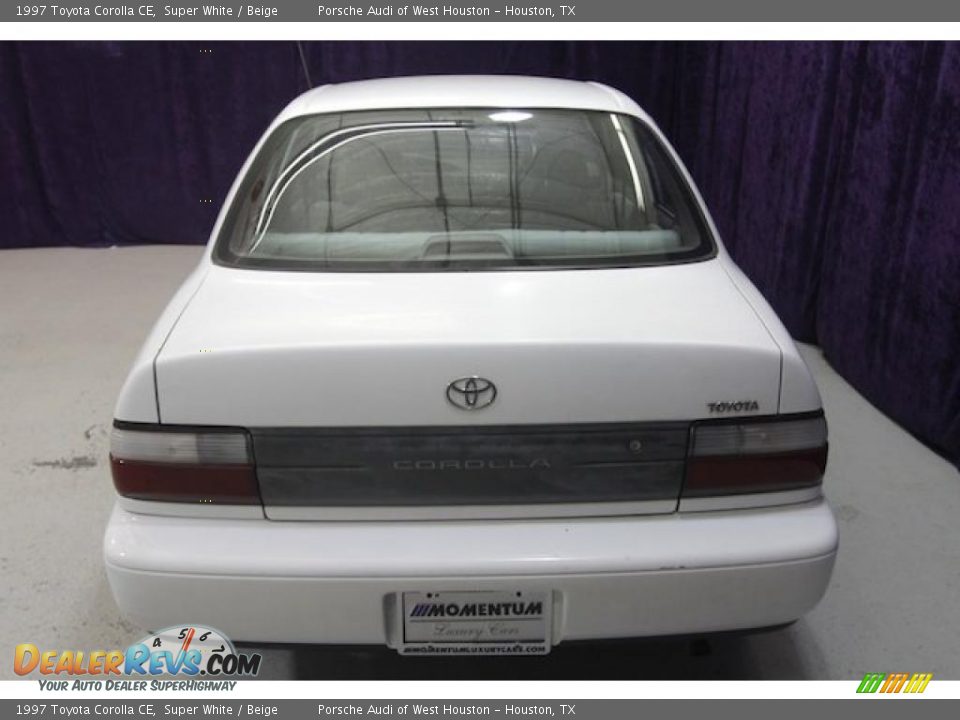 1997 Toyota Corolla CE Super White / Beige Photo #22