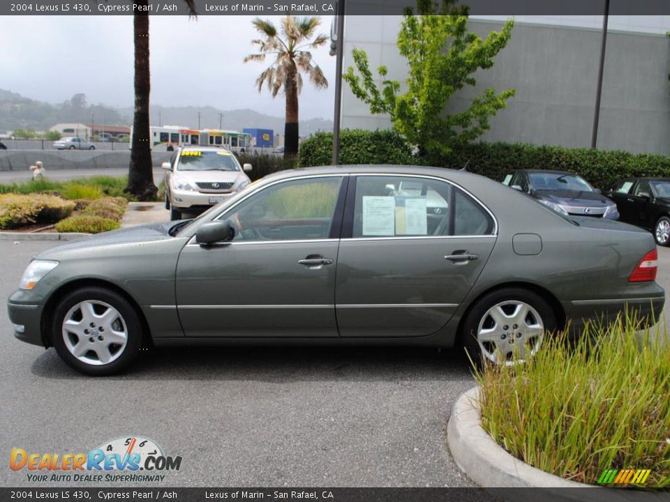 2004 Lexus LS 430 Cypress Pearl / Ash Photo #4
