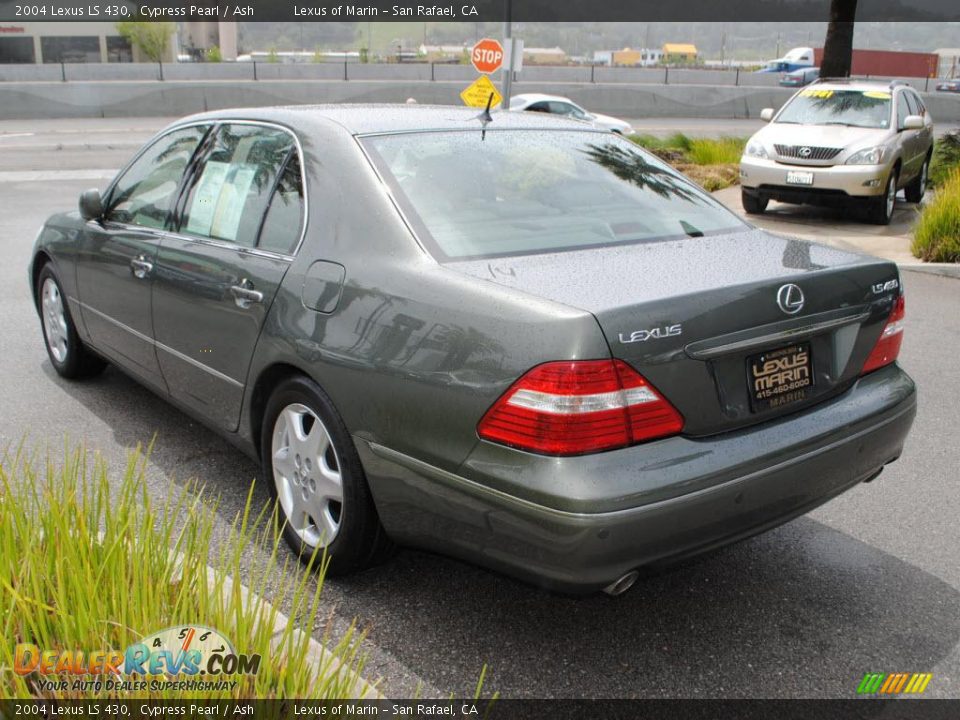 2004 Lexus LS 430 Cypress Pearl / Ash Photo #5