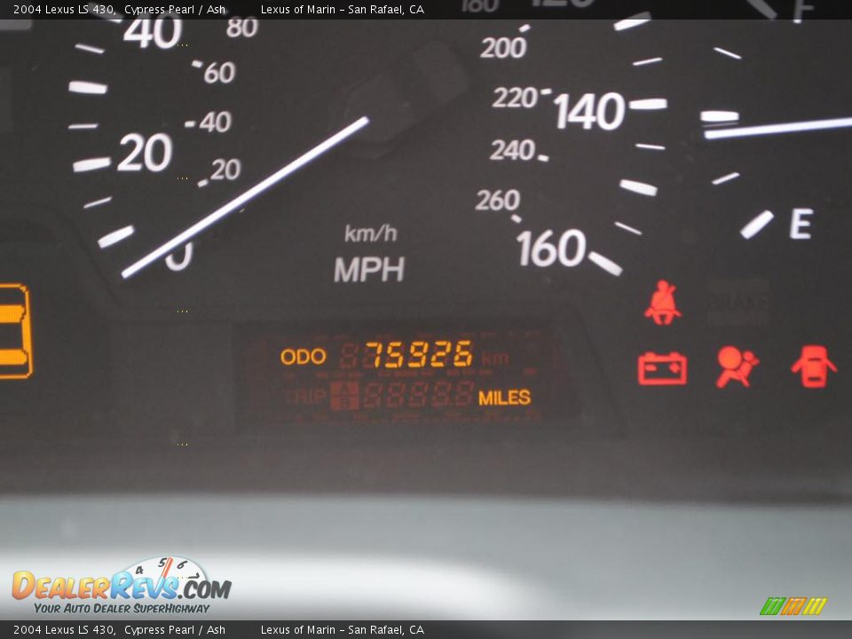 2004 Lexus LS 430 Cypress Pearl / Ash Photo #14