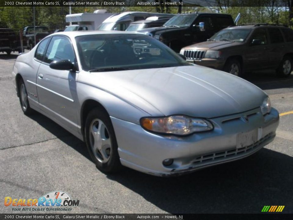 2003 Chevrolet Monte Carlo SS Galaxy Silver Metallic / Ebony Black Photo #1
