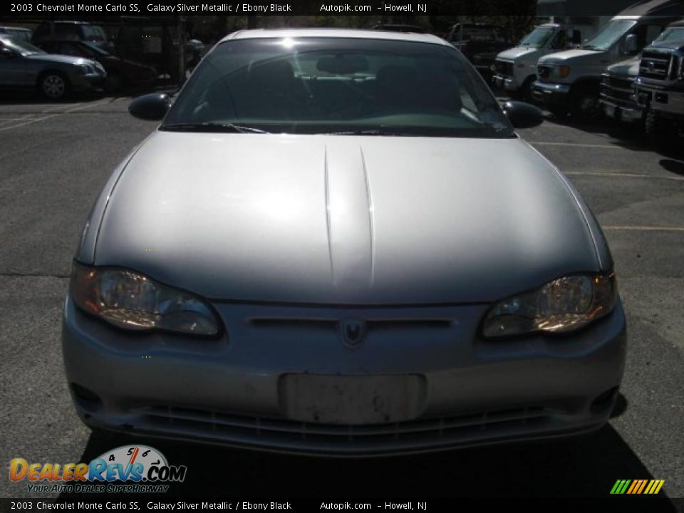 2003 Chevrolet Monte Carlo SS Galaxy Silver Metallic / Ebony Black Photo #2
