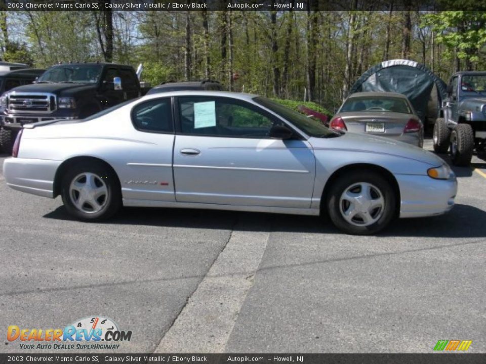 2003 Chevrolet Monte Carlo SS Galaxy Silver Metallic / Ebony Black Photo #4