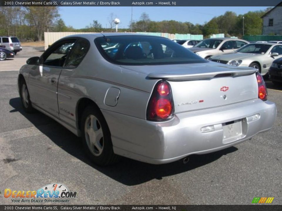 2003 Chevrolet Monte Carlo SS Galaxy Silver Metallic / Ebony Black Photo #7