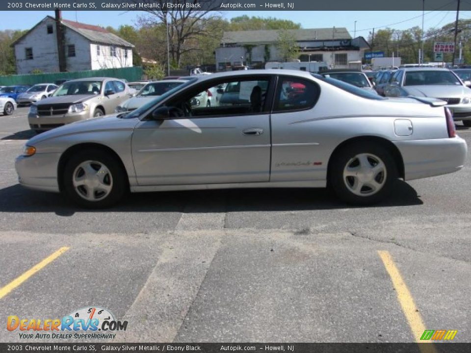 2003 Chevrolet Monte Carlo SS Galaxy Silver Metallic / Ebony Black Photo #8