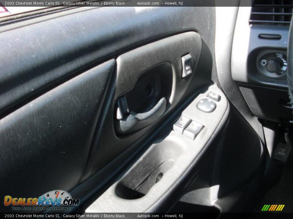 2003 Chevrolet Monte Carlo SS Galaxy Silver Metallic / Ebony Black Photo #14