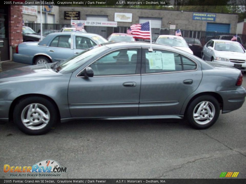 2005 Pontiac Grand Am SE Sedan Graystone Metallic / Dark Pewter Photo #2