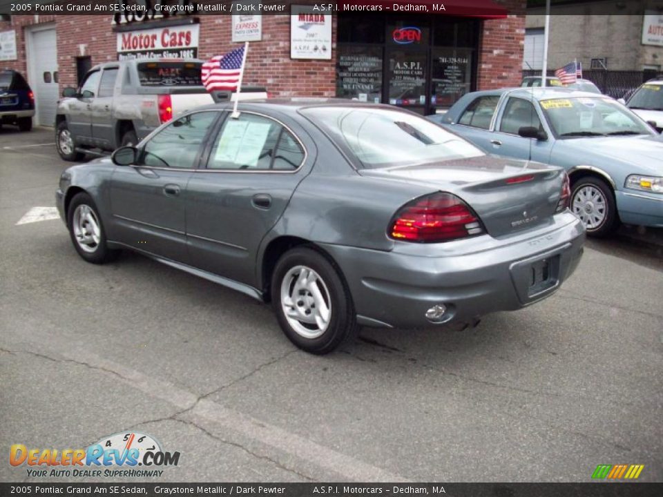 2005 Pontiac Grand Am SE Sedan Graystone Metallic / Dark Pewter Photo #3