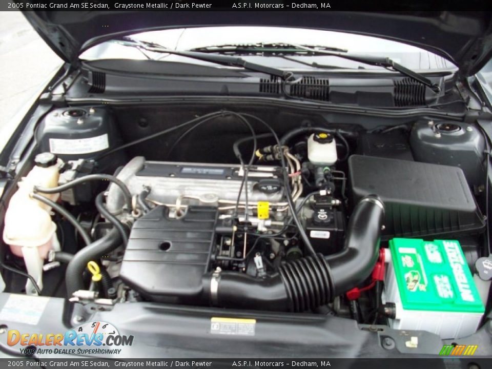 2005 Pontiac Grand Am SE Sedan Graystone Metallic / Dark Pewter Photo #9
