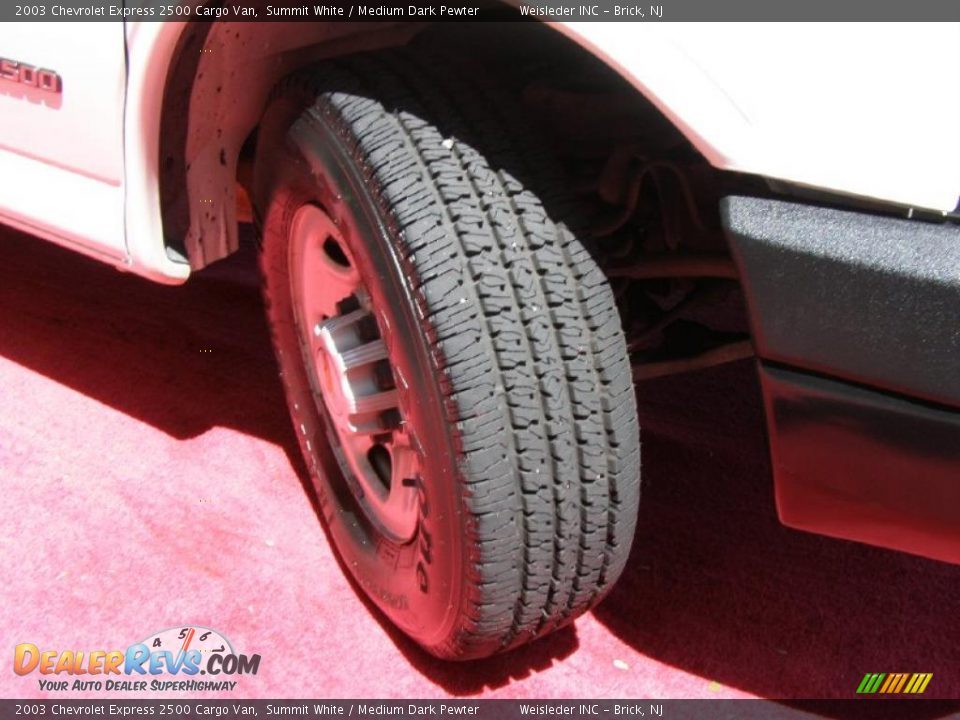 2003 Chevrolet Express 2500 Cargo Van Summit White / Medium Dark Pewter Photo #2