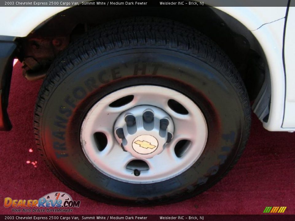 2003 Chevrolet Express 2500 Cargo Van Summit White / Medium Dark Pewter Photo #3