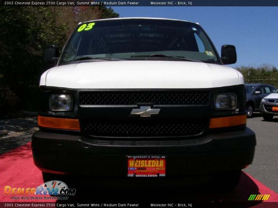 2003 Chevrolet Express 2500 Cargo Van Summit White / Medium Dark Pewter Photo #4