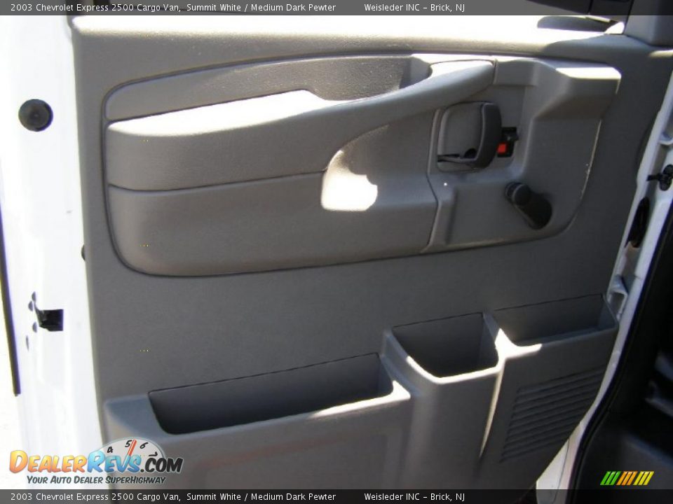 2003 Chevrolet Express 2500 Cargo Van Summit White / Medium Dark Pewter Photo #11