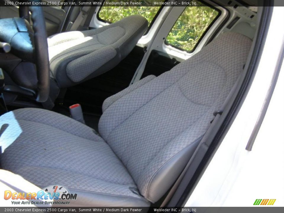 2003 Chevrolet Express 2500 Cargo Van Summit White / Medium Dark Pewter Photo #13
